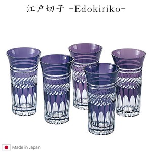 Edo-kiriko Beer Glass 5-pcs