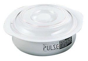 電子レンジ容器　パルスレンジ　丸型　PL−1203　ホワイト