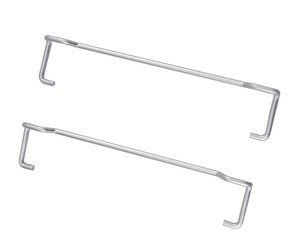 リス　プラスケット用部品　金具（鉄）2ヶ1組　PK−500