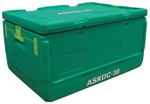 保冷折りたたみコンテナー　ASKOC−30　本体・蓋セット