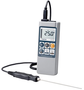 SATO　防水型デジタル温度計　SK-1260　標準センサー付