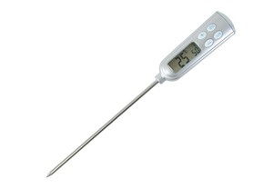 シルバー　クッキング温度計　O−207SV　防滴タイプ