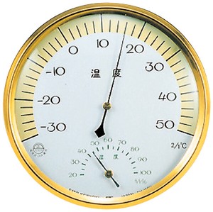 ハーモニー　温湿度計（φ150）