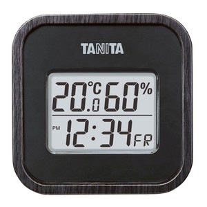 タニタ　デジタル温湿度計　TT−571−BK　ブラック