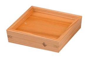木製　受け皿（大）105×105×H26