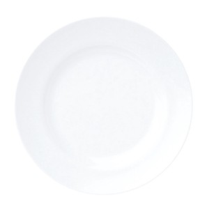 おぎそチャイナ　デザート皿　21cm　3205　ホワイト