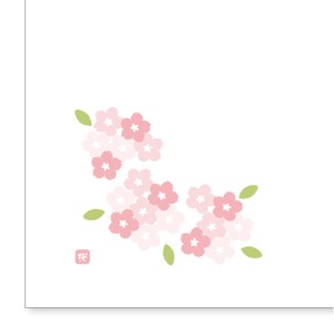 和紙テーブルマット「花日和」Sサイズ（100枚入）A-3-4「桜」