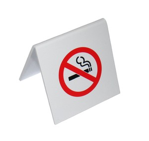 えいむ　A型禁煙席　NO　SMOKING　SI-5　ﾎﾜｲﾄ　65×65