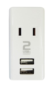 USBスマートタップ　1A　M4024
