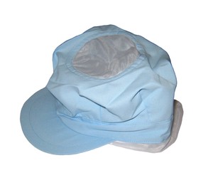 頭巾帽子　八角タイプ　9−1066　ブルー　フリーサイズ
