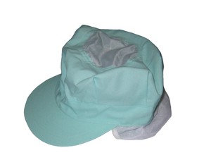 頭巾帽子　八角タイプ　9−1067　グリーン　フリーサイズ