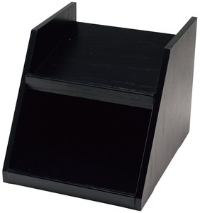 木製　オーガナイザーボックス用スタンド　2段2列　黒