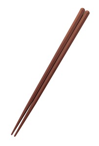 六角箸　22cm　茶　5−1060−17