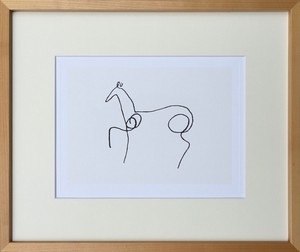 アートフレーム　パブロ・ピカソ Pablo Picasso Le cheval-NA