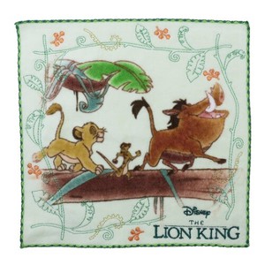 【ハンドタオル】ライオンキング 刺繍 ハンカチタオル フリーデイズ