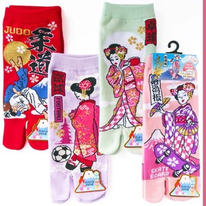 Ankle Socks Series Tabi Socks Ladies' Japanese Pattern
