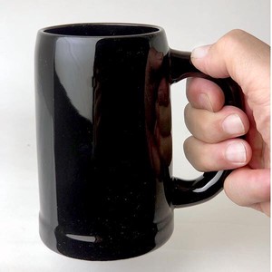 【sale】黒いビアジョッキ　Black Beer mug