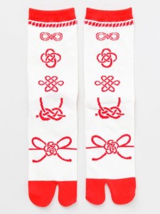 Ankle Socks Mizuhiki Knot 23 ~ 25cm Made in Japan