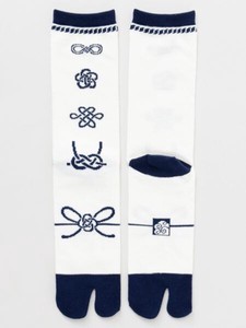 Ankle Socks Mizuhiki Knot 25 ~ 28cm Made in Japan