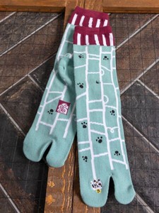 Crew Socks Beckoning-cat 23 ~ 25cm Made in Japan