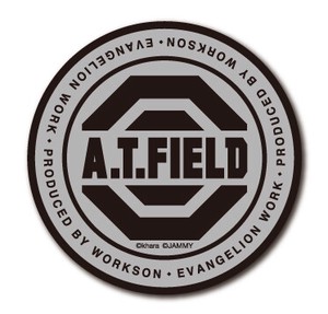 A.T.FIELD ステッカー 丸型 ATロゴ ATF-021 エヴァンゲリオン 【新商品】