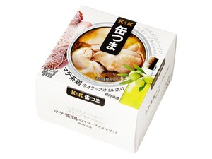 KK 缶つまレストラン マテ茶鶏オリーブオイル漬 携帯缶 x12 【おつまみ・缶詰】