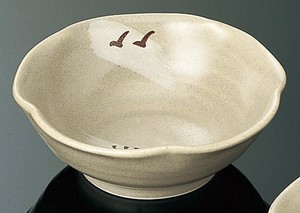 葵　19472−22　砂志野　梅浅鉢