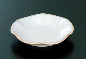 葵　19641−23　銀彩　花形皿・小