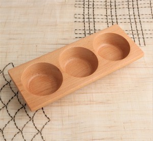 彩を添える器として【新商品・おすすめ】wooden/3点サークルプレート小鉢