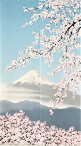 Japanese Noren Curtain Spring