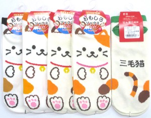 运动袜 三色猫 日本制造