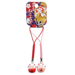 Phone Strap Red Pink Japanese Sundries Good Friends
