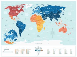 Travel Map Holiday Lagoon World　トラベルマップホリデイ ラグーン ワールド