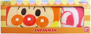 【アンパンマンプチギフト】アンマンパンオールスターズ・ドキンちゃん ピンク＜ミニ・フェイスタオル＞