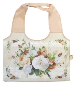 Reusable Grocery Bag basket Garden Pink Shopping