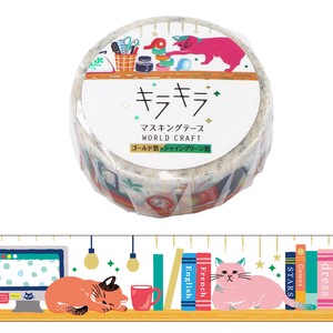 Washi Tape Cat Kira-Kira Masking Tape Vol.2
