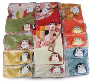 Japanese Bag Owl Drawstring Bag
