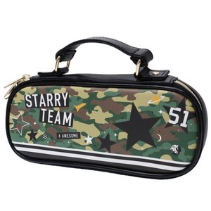 【HS】【在庫限り】【子供用筆箱】筆箱 STARRY TEAM ラウンド ファスナー ペンケース