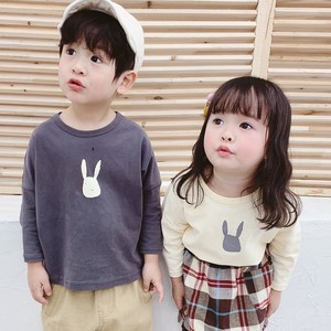 子供服 トップス ウサギ ロンティー ロングシャツ キッズ カワイイ      カジュアル 韓国風