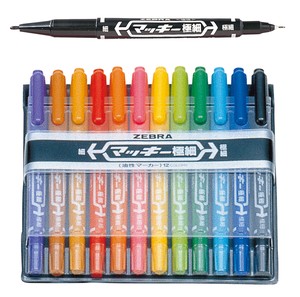 Marker/Highlighter Mackee Pen M 12-color sets