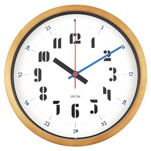 BAUHAUS Fonts Wall Clock Joschmi Blue