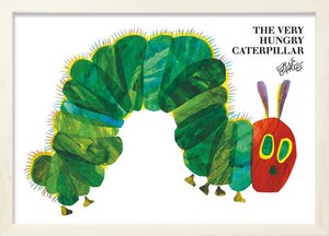 エリック・カール  Eric Carle The Very Hungery Caterpillar(WhiteFrame)