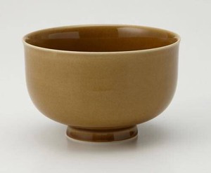深山(miyama.) 瑞々 茶漬け碗 うす飴(13cm)[日本製/美濃焼/和食器]