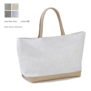Tote Bag Lightweight Bird Linen L size Made in Japan