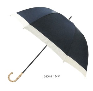 【2020新作】【晴雨兼用】【遮光】【長傘】【深張り】グログラン NV 734544