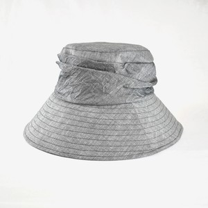 Hat Cotton Linen Shirring Made in Japan