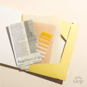 Planner/Notebook/Drawing Paper Notebook Clear Sunny