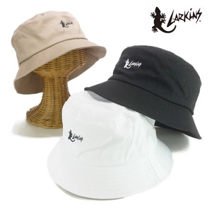 【年間品】LARKiNSロゴ刺繍ツイルバケットハット　ヤング帽子