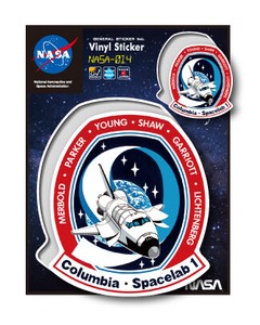 NASAステッカー Columbia ロゴ エンブレム 宇宙 スペースシャトル NASA014 グッズ 2020新作
