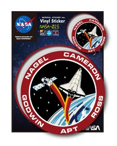 NASAステッカー ロゴ エンブレム 宇宙 スペースシャトル NASA015 グッズ 2020新作